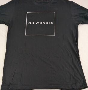Oh Wonder Black Concert T-shirt Size Large